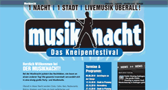 Desktop Screenshot of musik-nacht.com