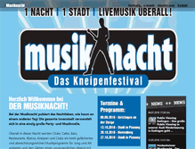 Tablet Screenshot of musik-nacht.com